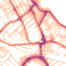 Daytime road noise heatmap for NE26 1DX