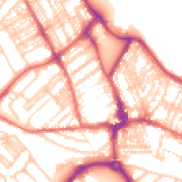 Daytime road noise heatmap for NE26 1DZ