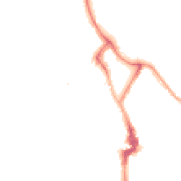 Night-time road noise heatmap for NE26 1EF