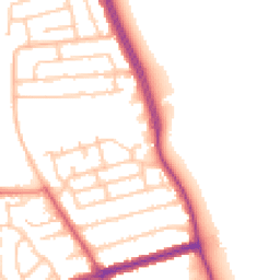 Daytime road noise heatmap for NE26 1HP