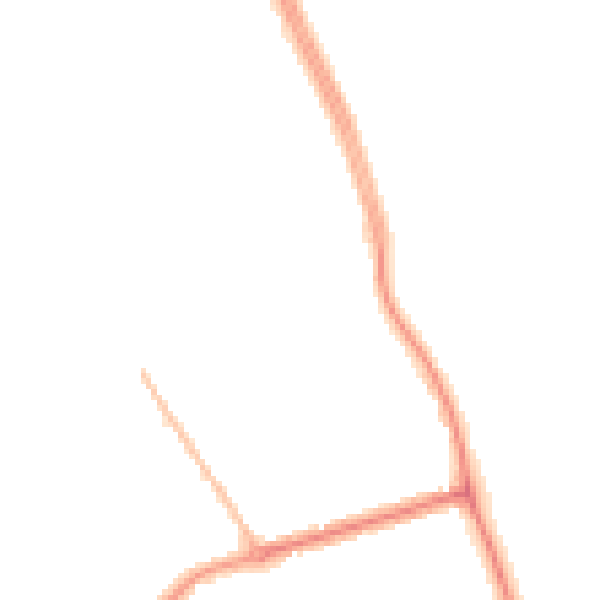 Night-time road noise heatmap for NE26 1HW