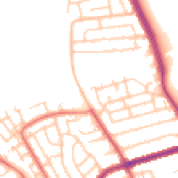 Daytime road noise heatmap for NE26 1JB