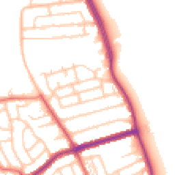Daytime road noise heatmap for NE26 1JG