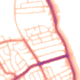 Daytime road noise heatmap for NE26 1JL