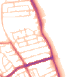 Daytime road noise heatmap for NE26 1JP