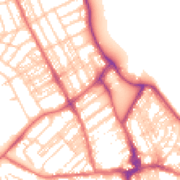 Daytime road noise heatmap for NE26 1LZ