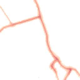 Night-time road noise heatmap for NE26 1RT