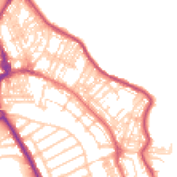 Daytime road noise heatmap for NE26 2BE