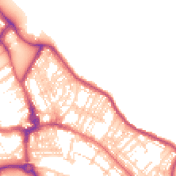 Daytime road noise heatmap for NE26 2BL