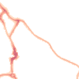 Night-time road noise heatmap for NE26 2BL