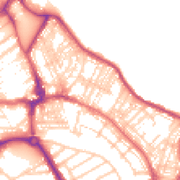 Daytime road noise heatmap for NE26 2BP