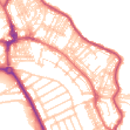 Daytime road noise heatmap for NE26 2DU