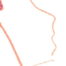 Night-time road noise heatmap for NE26 2ED