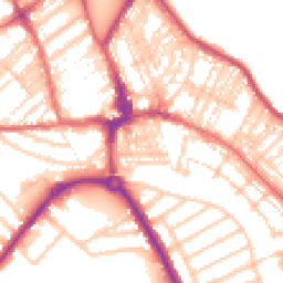 Daytime road noise heatmap for NE26 2JA
