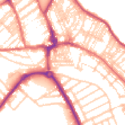 Daytime road noise heatmap for NE26 2JE