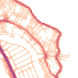Daytime road noise heatmap for NE26 2NG