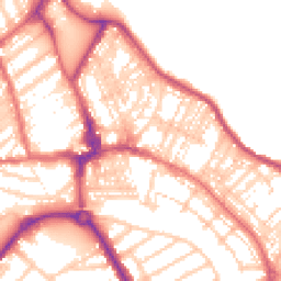 Daytime road noise heatmap for NE26 2RE