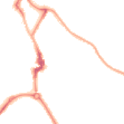 Night-time road noise heatmap for NE26 2RE