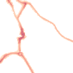 Night-time road noise heatmap for NE26 2TA