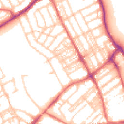 Daytime road noise heatmap for NE26 3BH