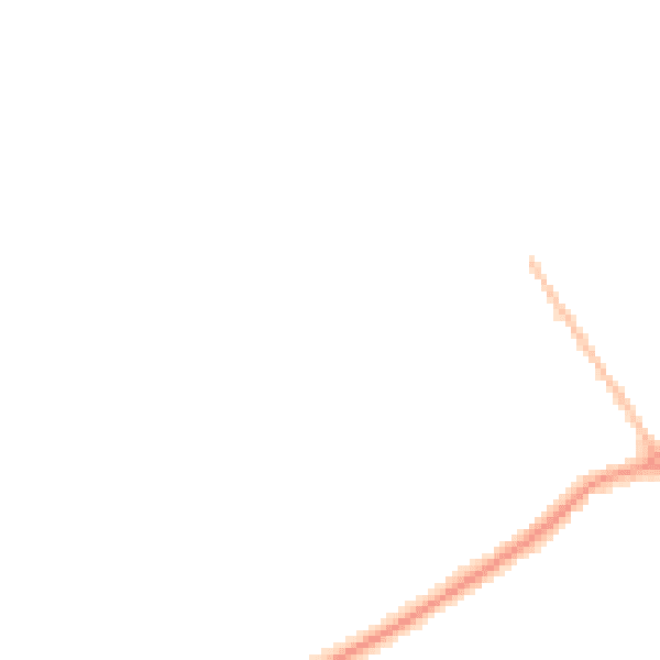 Night-time road noise heatmap for NE26 3EB
