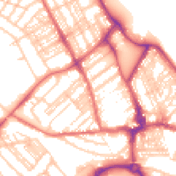 Daytime road noise heatmap for NE26 3RF