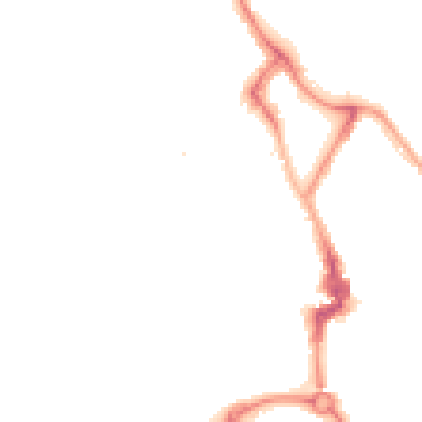 Night-time road noise heatmap for NE26 3RF