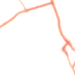 Night-time road noise heatmap for NE26 3SE