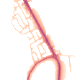 Daytime road noise heatmap for NE26 4BP