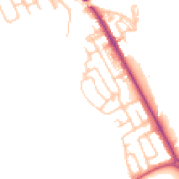 Daytime road noise heatmap for NE26 4DE
