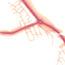 Daytime road noise heatmap for NE26 4HR