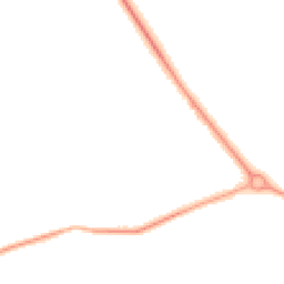 Night-time road noise heatmap for NE26 4JB