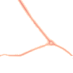 Night-time road noise heatmap for NE26 4JL