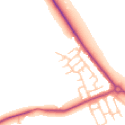 Daytime road noise heatmap for NE26 4JP