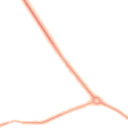 Night-time road noise heatmap for NE26 4JU