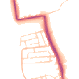 Daytime road noise heatmap for NE26 4NP
