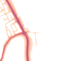 Daytime road noise heatmap for NE26 4RB