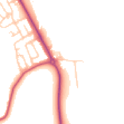 Daytime road noise heatmap for NE26 4RL