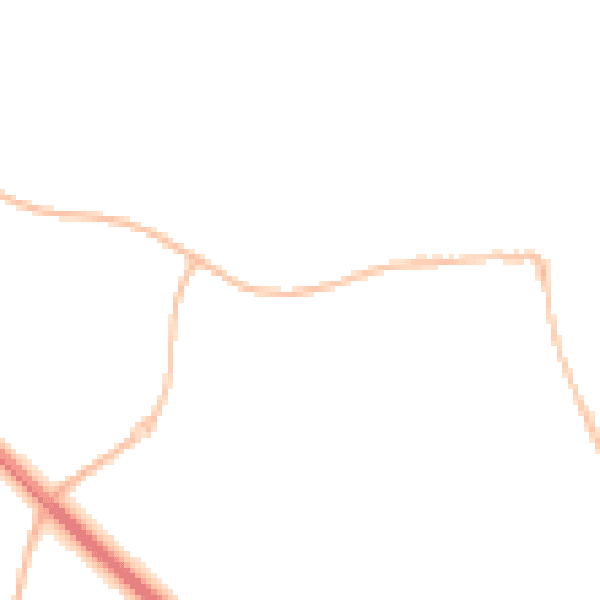 Night-time road noise heatmap for NE27 0AD