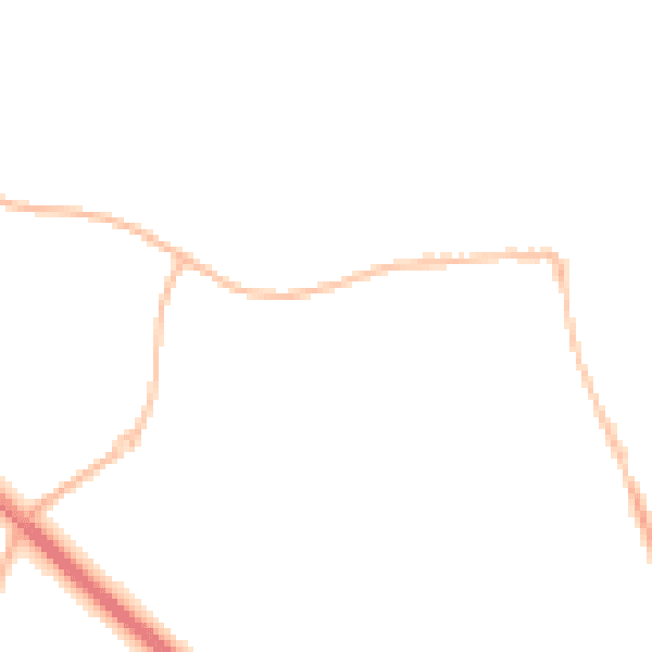 Night-time road noise heatmap for NE27 0AR