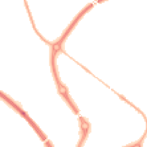 Night-time road noise heatmap for NE27 0BD