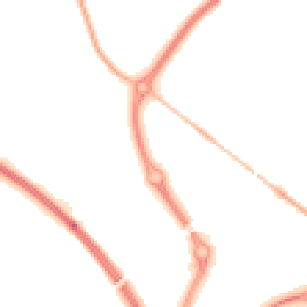 Night-time road noise heatmap for NE27 0BF