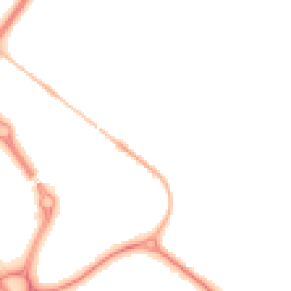 Night-time road noise heatmap for NE27 0BT