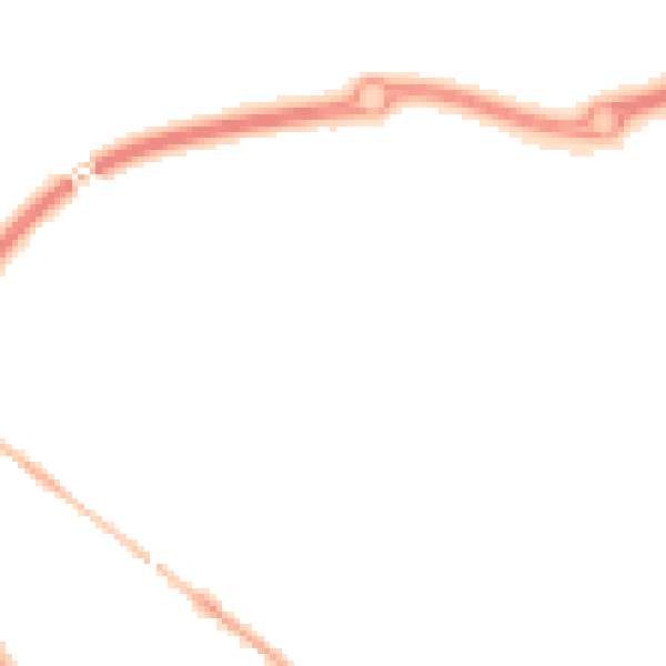 Night-time road noise heatmap for NE27 0DP