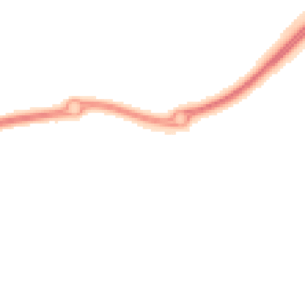 Night-time road noise heatmap for NE27 0GB