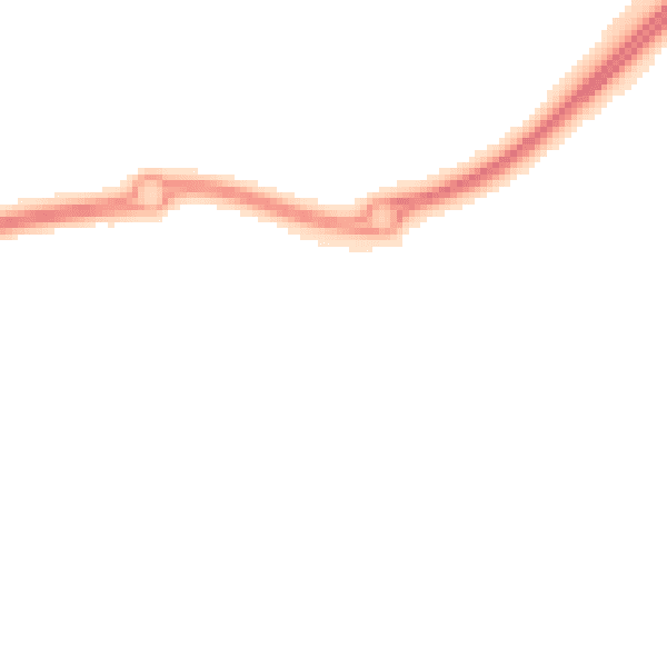 Night-time road noise heatmap for NE27 0GE