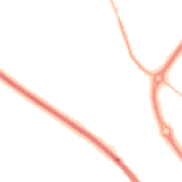 Night-time road noise heatmap for NE27 0GH