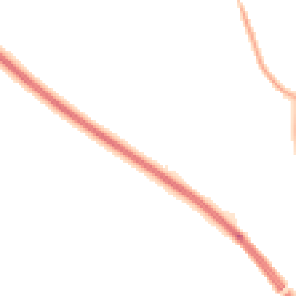 Night-time road noise heatmap for NE27 0GP