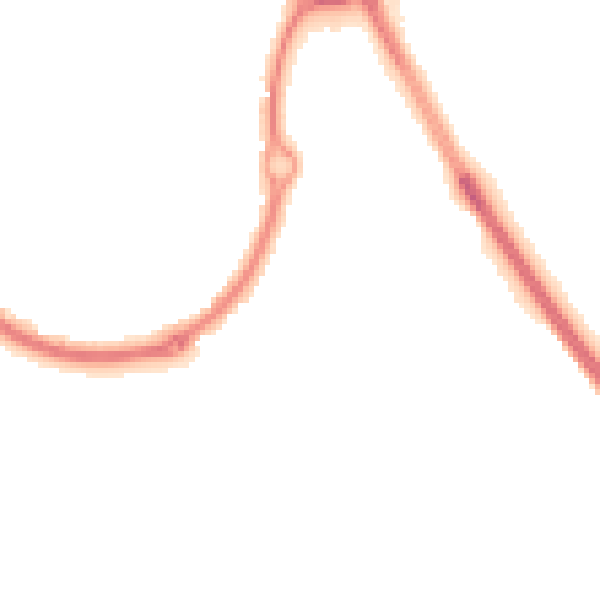 Night-time road noise heatmap for NE27 0HT