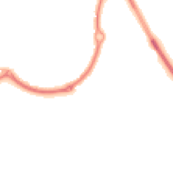 Night-time road noise heatmap for NE27 0HY